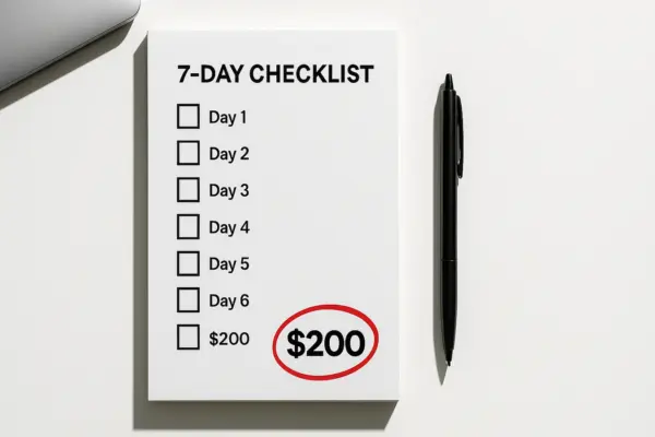 Make Your First $200 Online in 7 Days (No Ads, No BS)